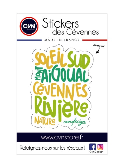 STICKERS CVN - AIGOUAL