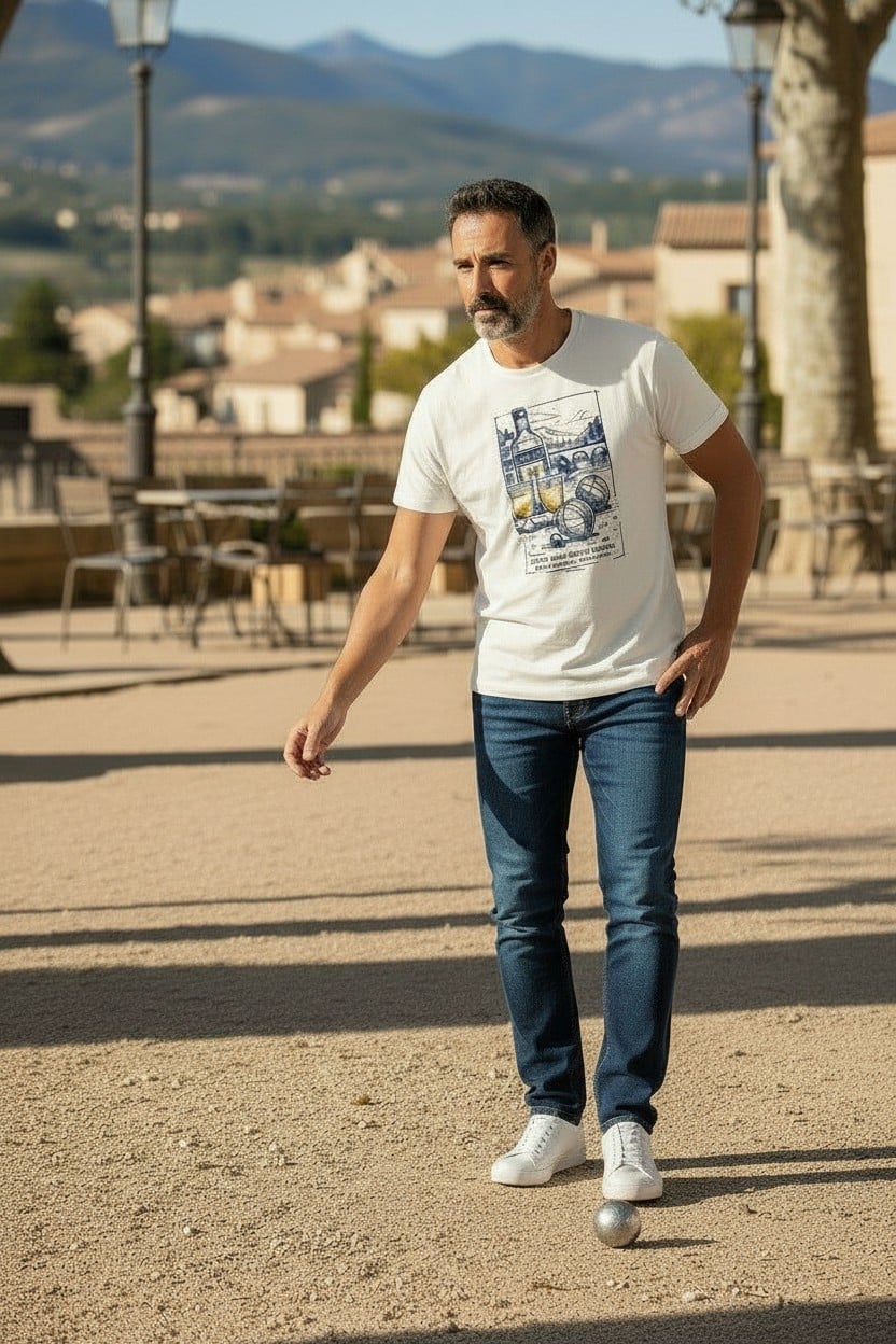 Alternative view of Pastis Pétanque Cévennes - le t-shirt