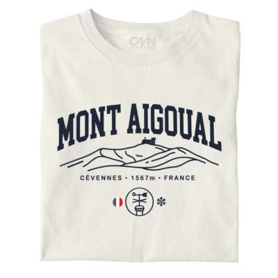 Mont Aigoual – t-shirt ivoire – CVN Store
