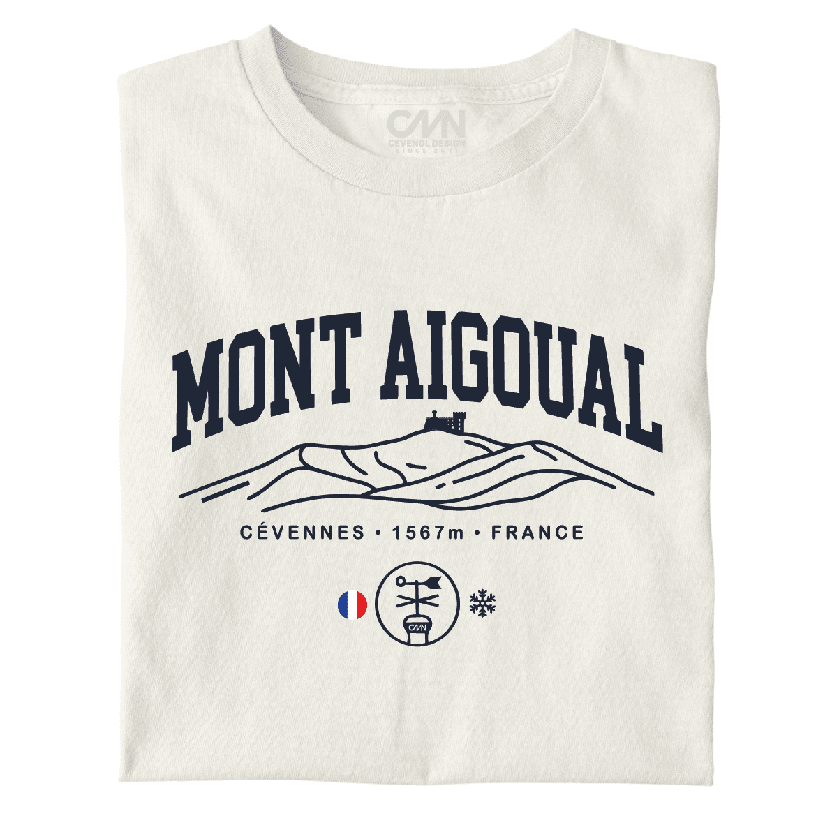 Mont Aigoual Ivoire - le t-shirt