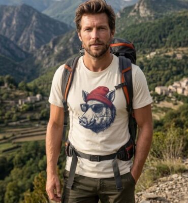 Sanglier – t-shirt – vue 2 – CVN Store