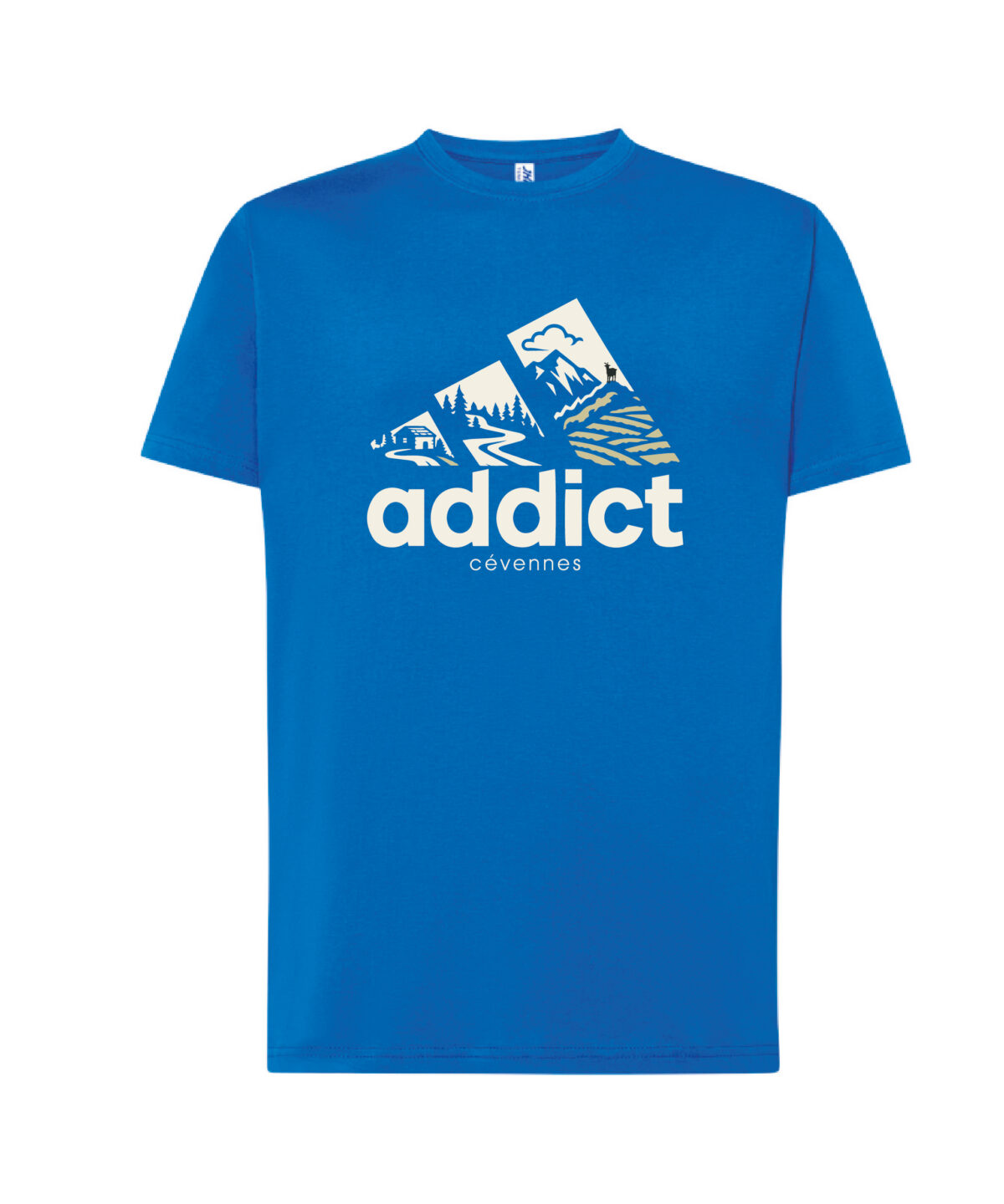 T-shirt enfant Addict bleu royal – CVN Store