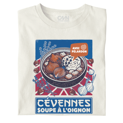 T-shirt ivoire Soupe à l'oignon des Cévennes – CVN Store