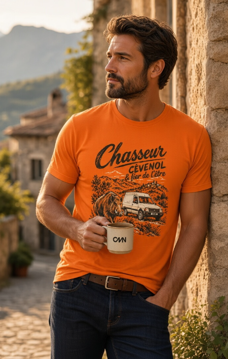 Alternative view of Chasseur et fier de l'être - le T-Shirt